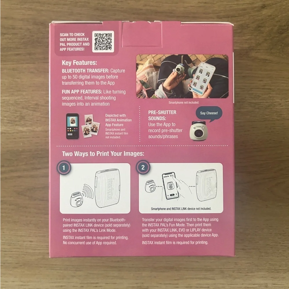 Fujifilm Instax PAL Compact Digital Camera Green – NIB, Portable Mini Camera
